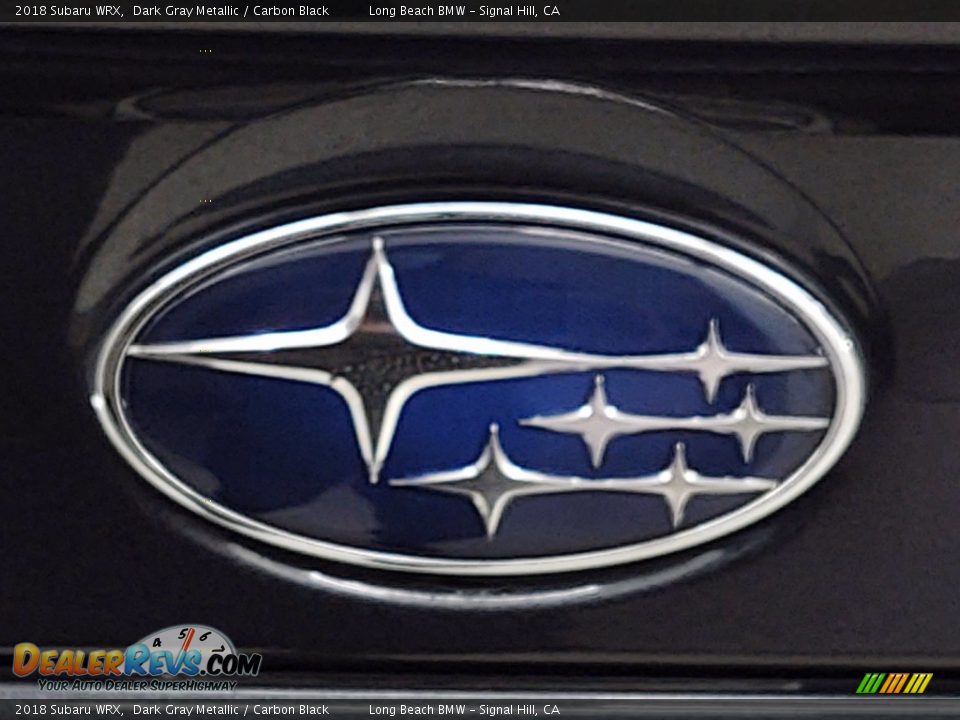 2018 Subaru WRX Dark Gray Metallic / Carbon Black Photo #10