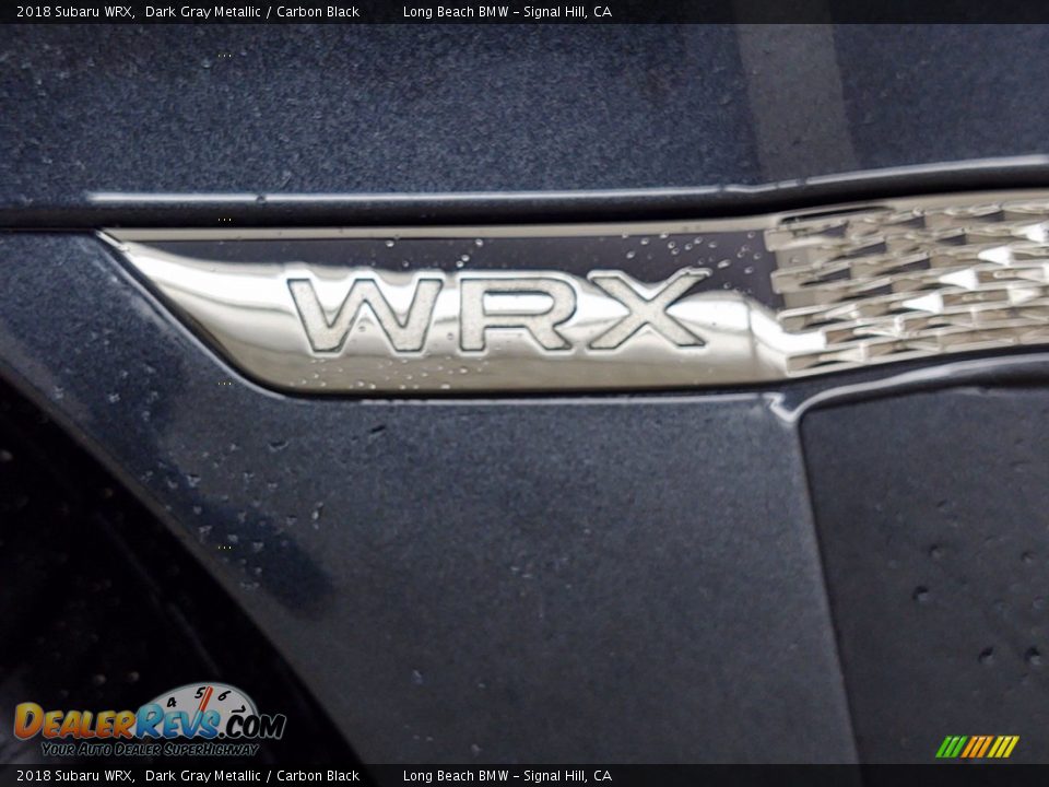 2018 Subaru WRX Dark Gray Metallic / Carbon Black Photo #11