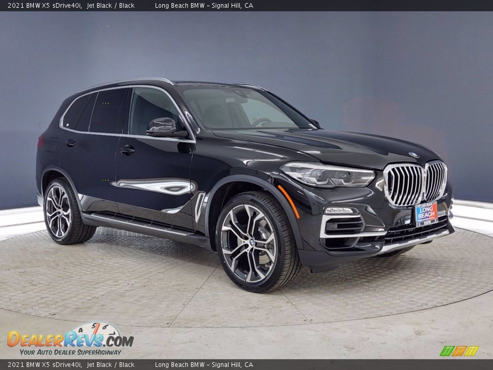 2021 BMW X5 sDrive40i Jet Black / Black Photo #1