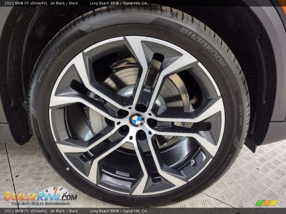 2021 BMW X5 sDrive40i Jet Black / Black Photo #3