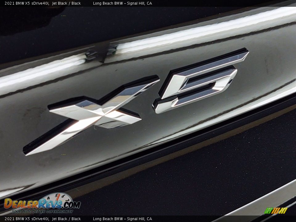 2021 BMW X5 sDrive40i Jet Black / Black Photo #8