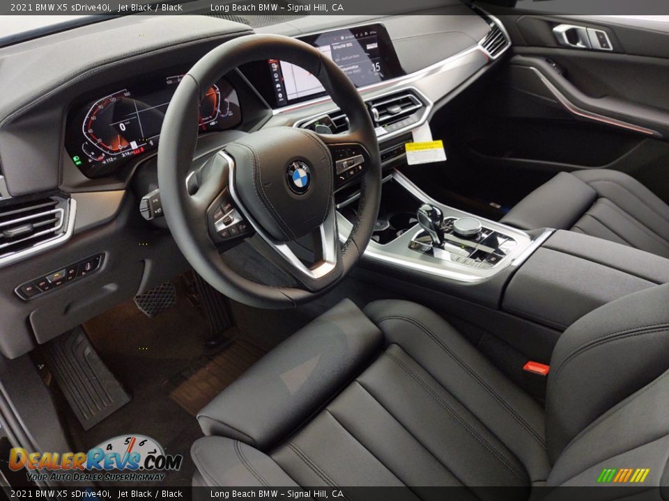 2021 BMW X5 sDrive40i Jet Black / Black Photo #12