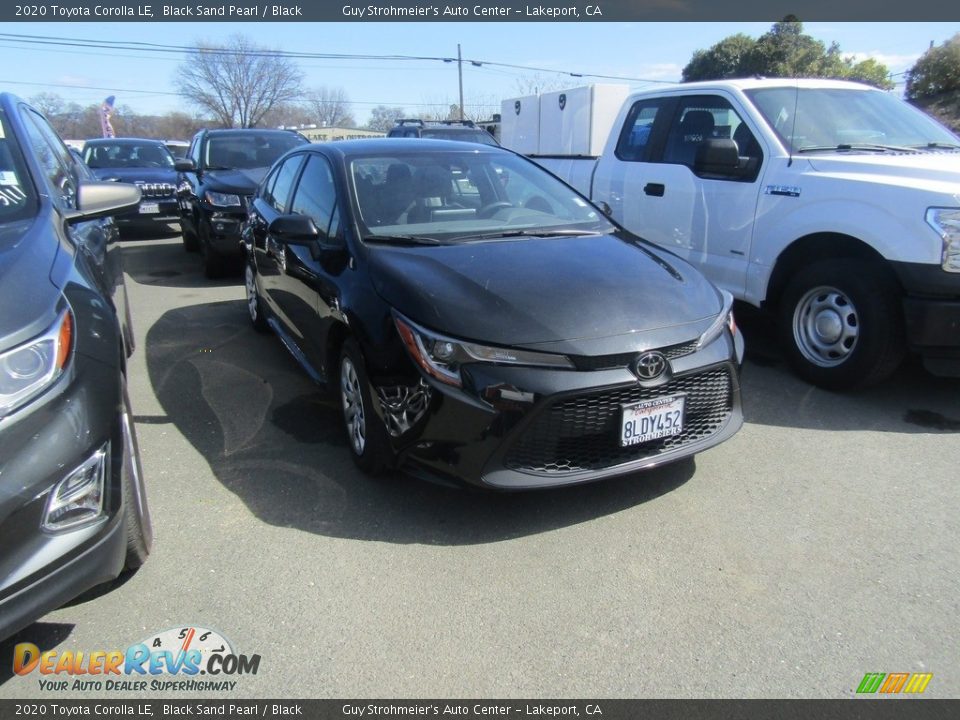 2020 Toyota Corolla LE Black Sand Pearl / Black Photo #1