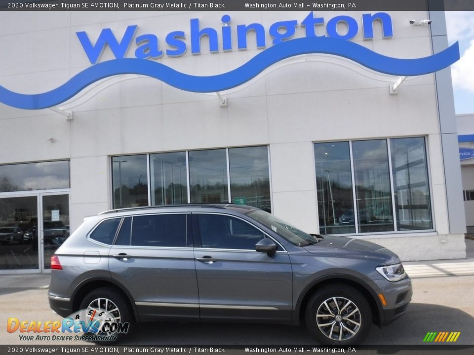 2020 Volkswagen Tiguan SE 4MOTION Platinum Gray Metallic / Titan Black Photo #2