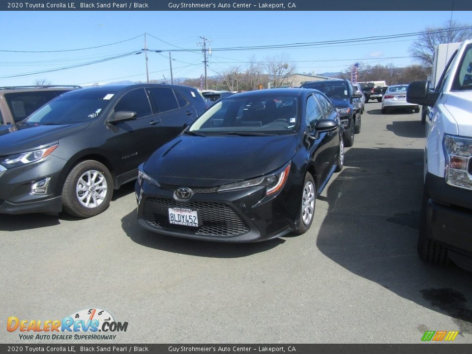 2020 Toyota Corolla LE Black Sand Pearl / Black Photo #2