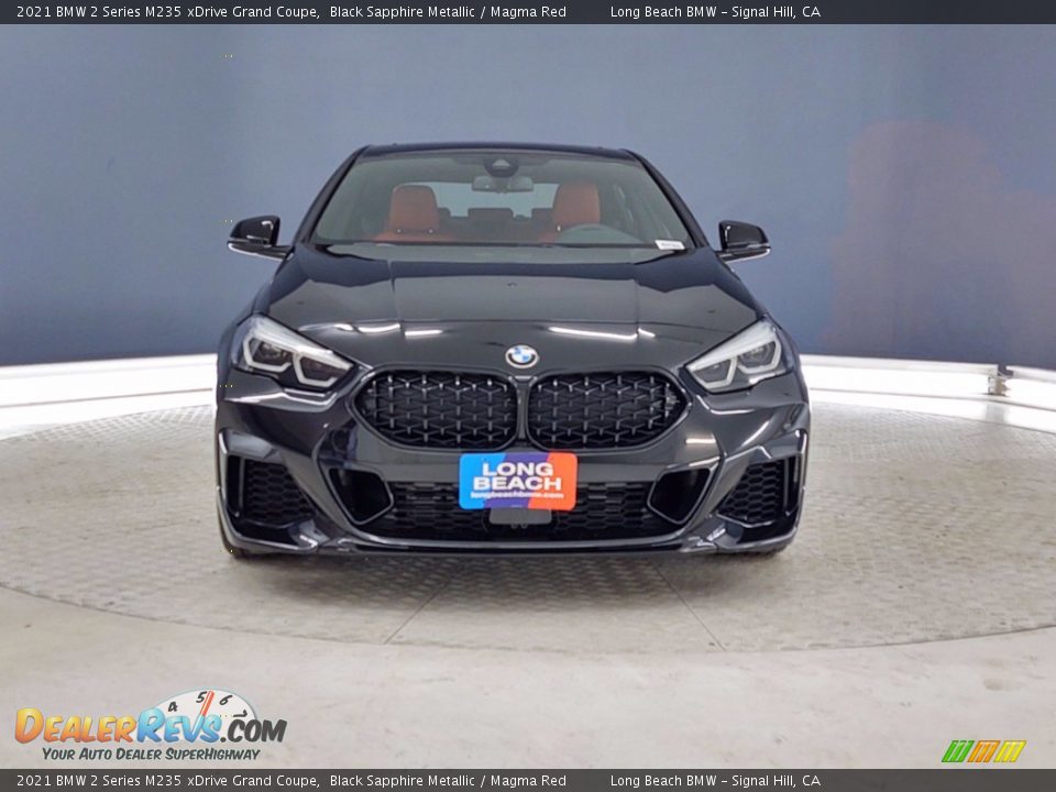 2021 BMW 2 Series M235 xDrive Grand Coupe Black Sapphire Metallic / Magma Red Photo #2