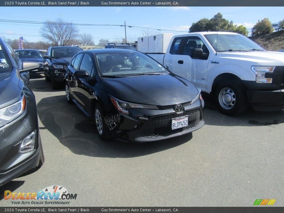 2020 Toyota Corolla LE Black Sand Pearl / Black Photo #4