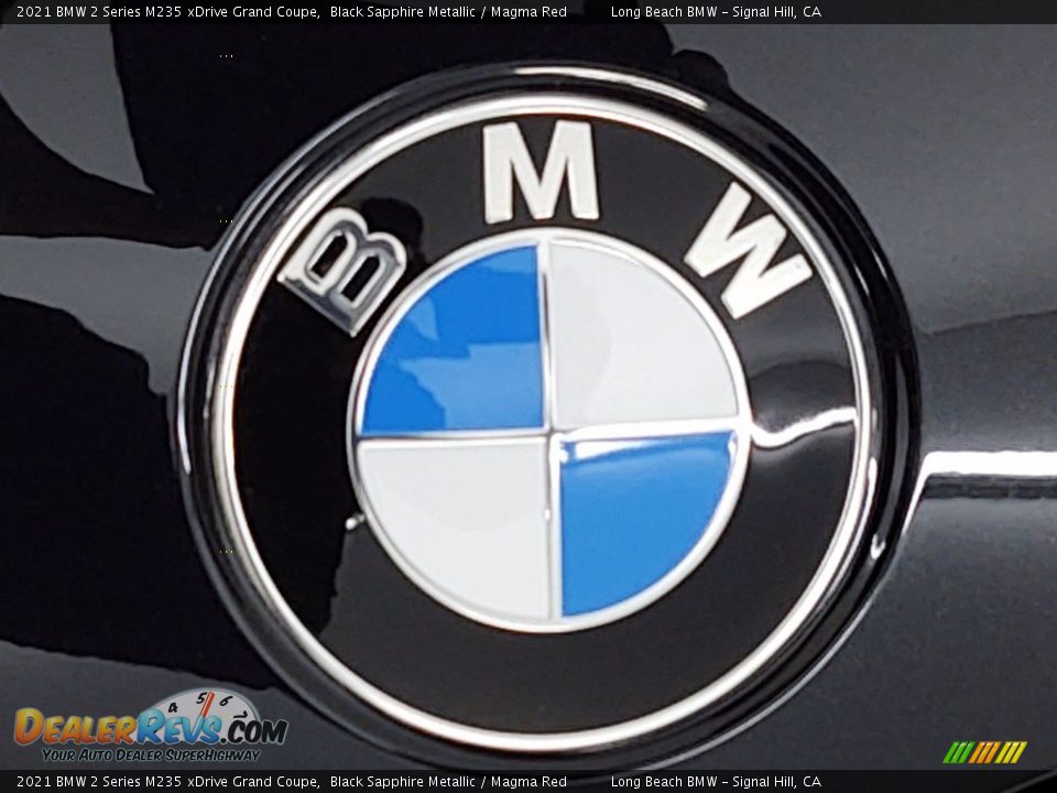 2021 BMW 2 Series M235 xDrive Grand Coupe Black Sapphire Metallic / Magma Red Photo #5