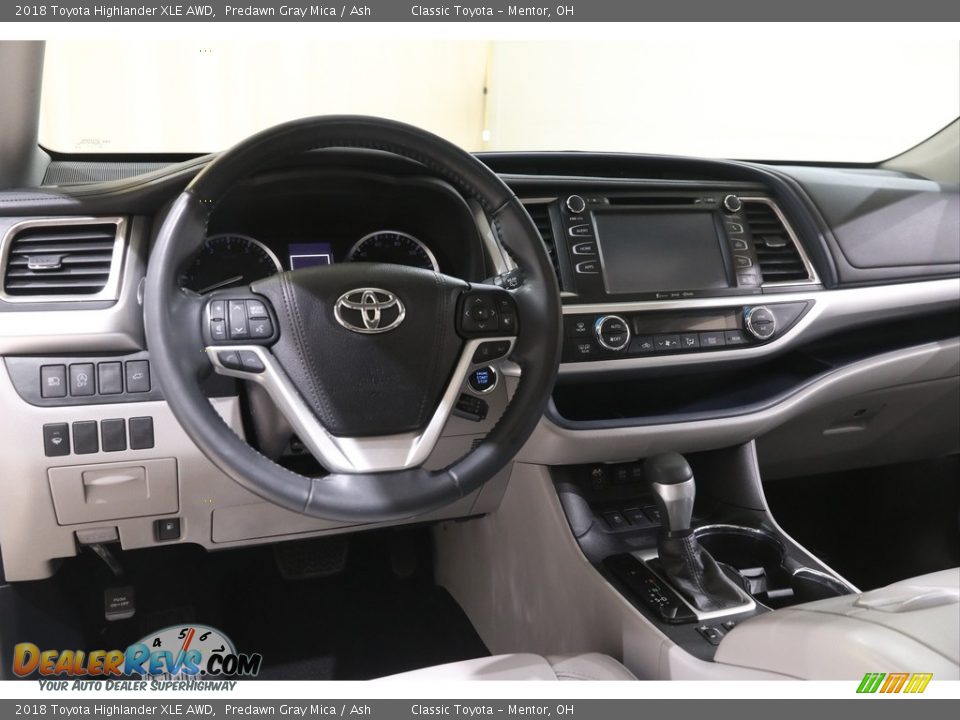 2018 Toyota Highlander XLE AWD Predawn Gray Mica / Ash Photo #6