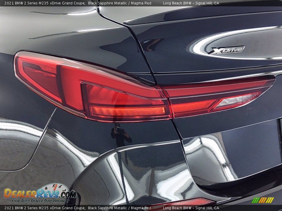2021 BMW 2 Series M235 xDrive Grand Coupe Black Sapphire Metallic / Magma Red Photo #6
