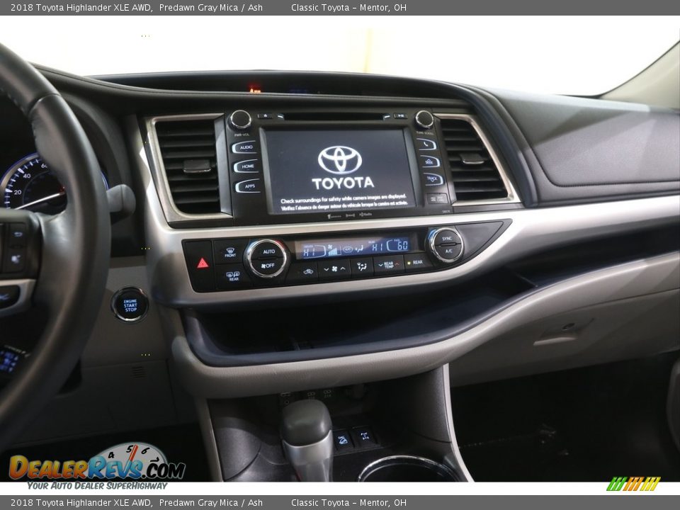 2018 Toyota Highlander XLE AWD Predawn Gray Mica / Ash Photo #9