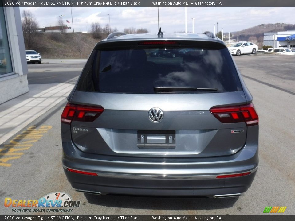 2020 Volkswagen Tiguan SE 4MOTION Platinum Gray Metallic / Titan Black Photo #9