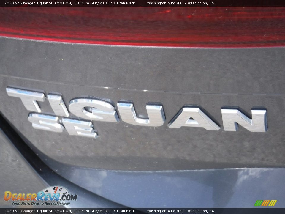2020 Volkswagen Tiguan SE 4MOTION Platinum Gray Metallic / Titan Black Photo #12