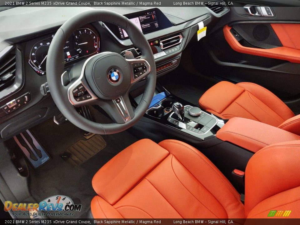 Magma Red Interior - 2021 BMW 2 Series M235 xDrive Grand Coupe Photo #12