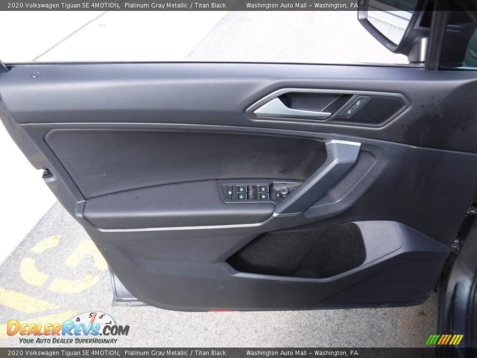 2020 Volkswagen Tiguan SE 4MOTION Platinum Gray Metallic / Titan Black Photo #17