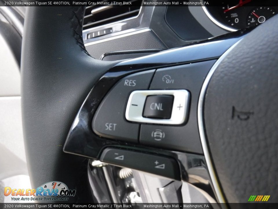 2020 Volkswagen Tiguan SE 4MOTION Platinum Gray Metallic / Titan Black Photo #23