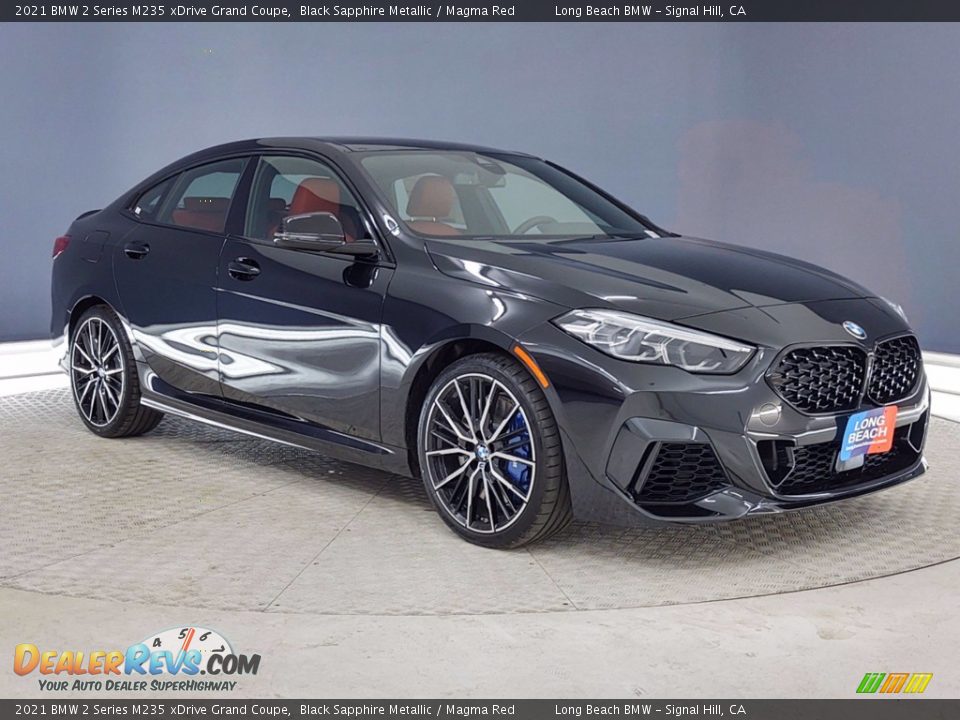 2021 BMW 2 Series M235 xDrive Grand Coupe Black Sapphire Metallic / Magma Red Photo #27