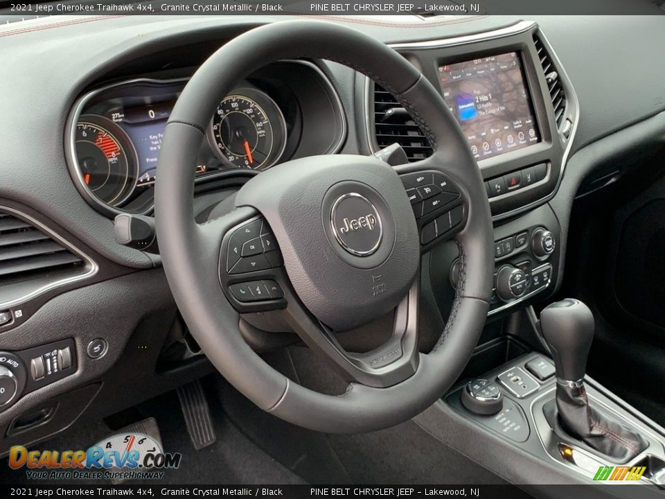 2021 Jeep Cherokee Traihawk 4x4 Steering Wheel Photo #12