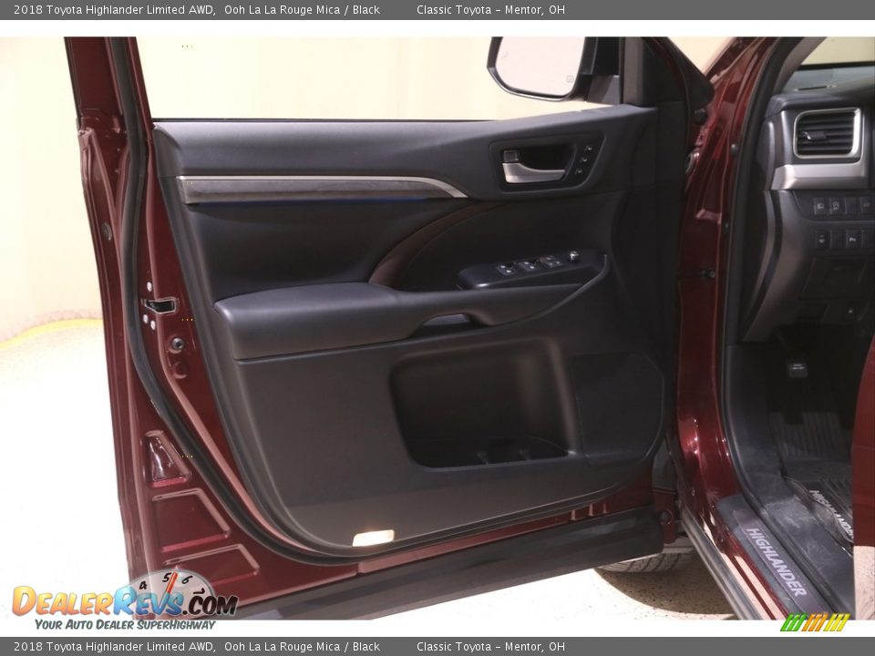 2018 Toyota Highlander Limited AWD Ooh La La Rouge Mica / Black Photo #4