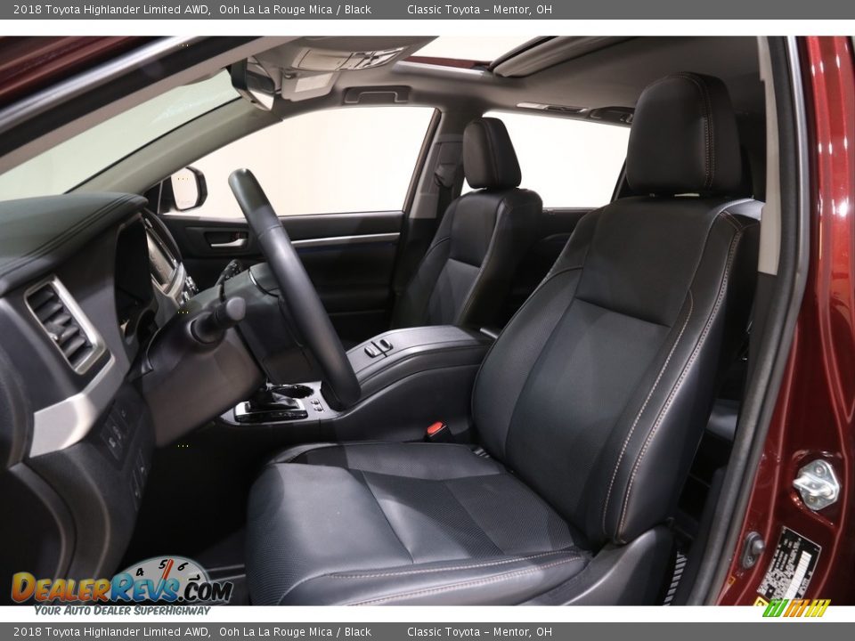 2018 Toyota Highlander Limited AWD Ooh La La Rouge Mica / Black Photo #5