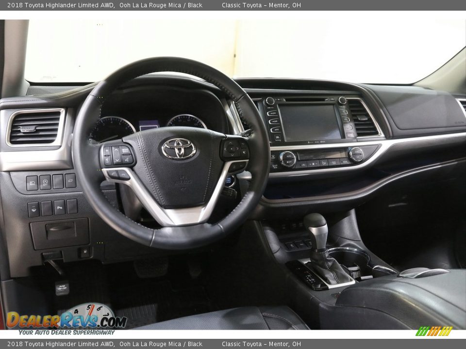 2018 Toyota Highlander Limited AWD Ooh La La Rouge Mica / Black Photo #6