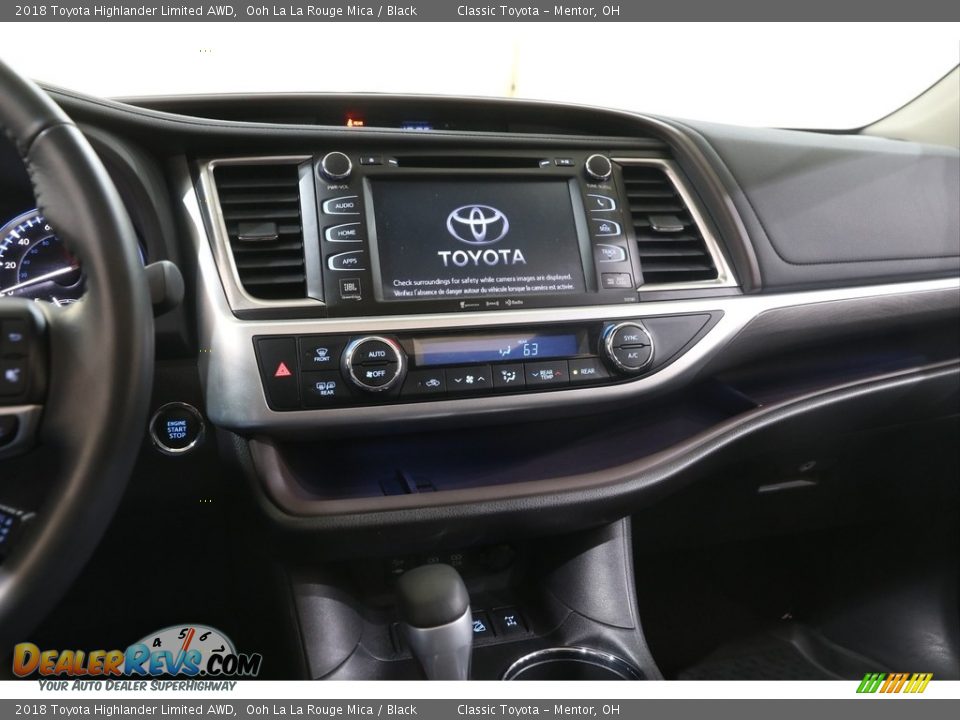 2018 Toyota Highlander Limited AWD Ooh La La Rouge Mica / Black Photo #9