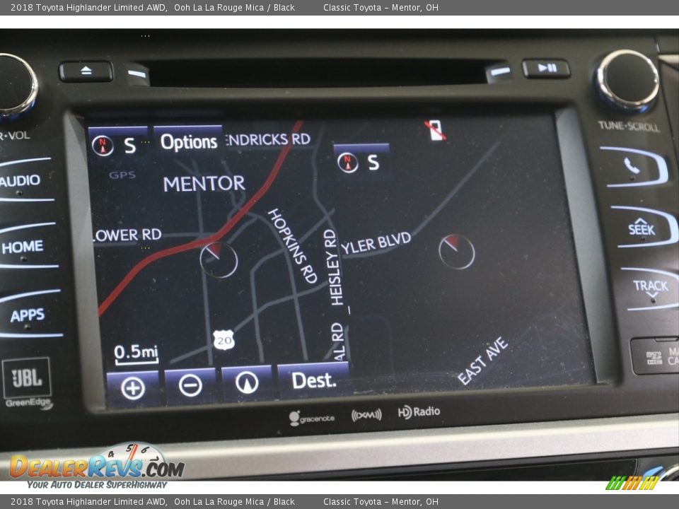 2018 Toyota Highlander Limited AWD Ooh La La Rouge Mica / Black Photo #10