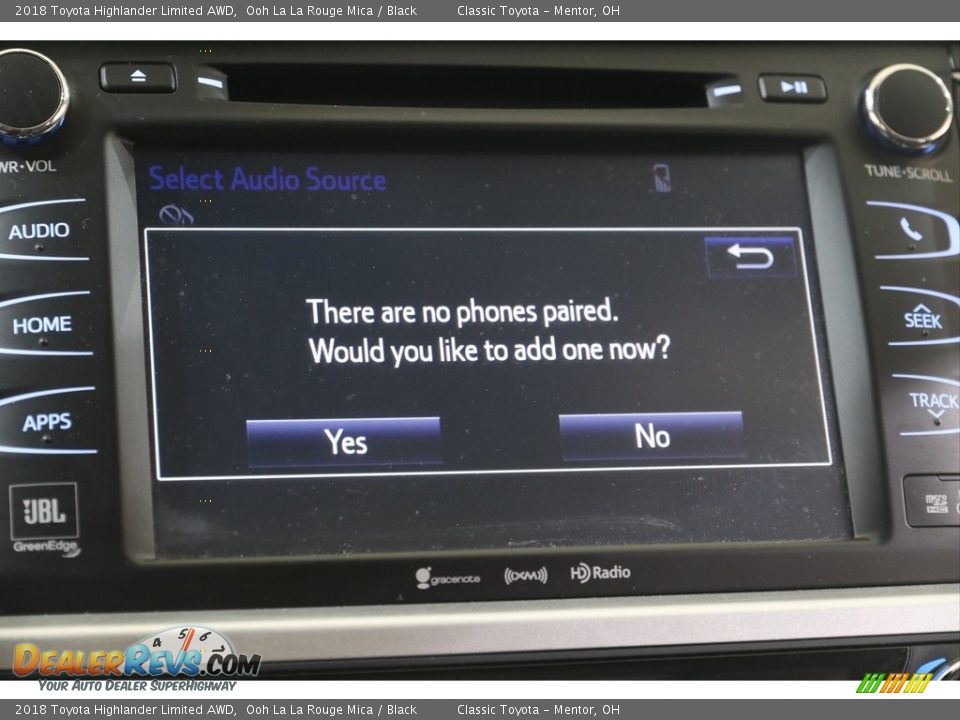 2018 Toyota Highlander Limited AWD Ooh La La Rouge Mica / Black Photo #12