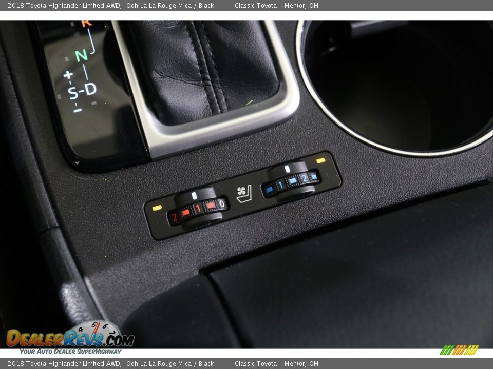 2018 Toyota Highlander Limited AWD Ooh La La Rouge Mica / Black Photo #15