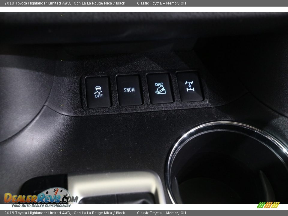 2018 Toyota Highlander Limited AWD Ooh La La Rouge Mica / Black Photo #16