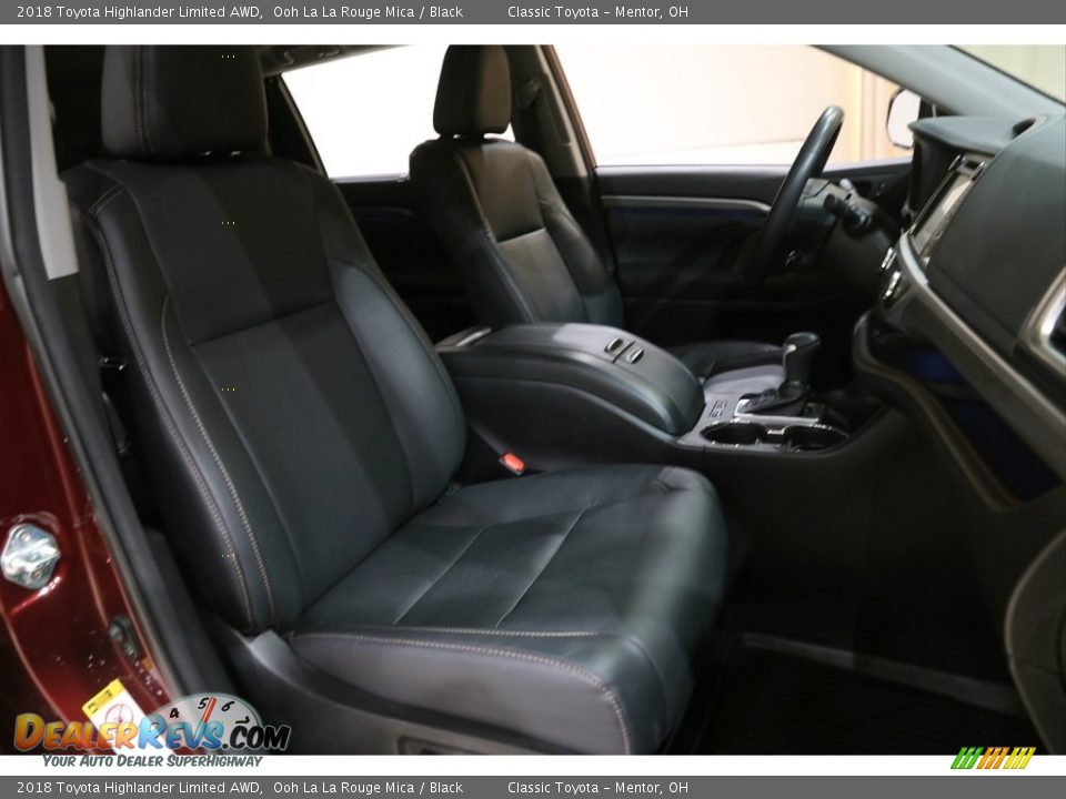 2018 Toyota Highlander Limited AWD Ooh La La Rouge Mica / Black Photo #17