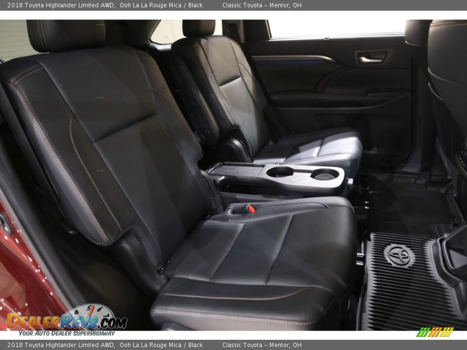 2018 Toyota Highlander Limited AWD Ooh La La Rouge Mica / Black Photo #18