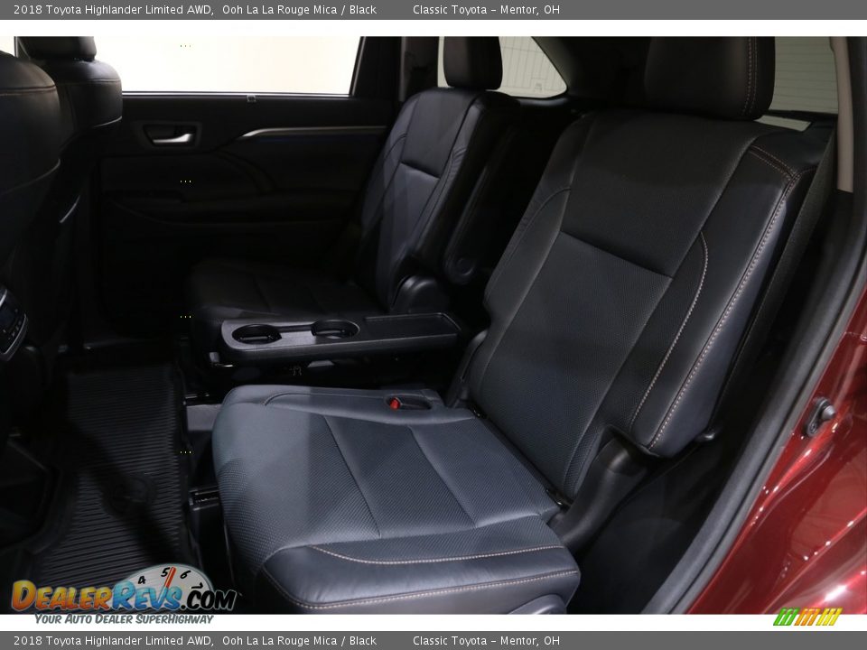 2018 Toyota Highlander Limited AWD Ooh La La Rouge Mica / Black Photo #19
