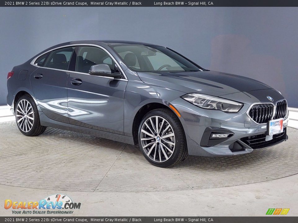 2021 BMW 2 Series 228i sDrive Grand Coupe Mineral Gray Metallic / Black Photo #27