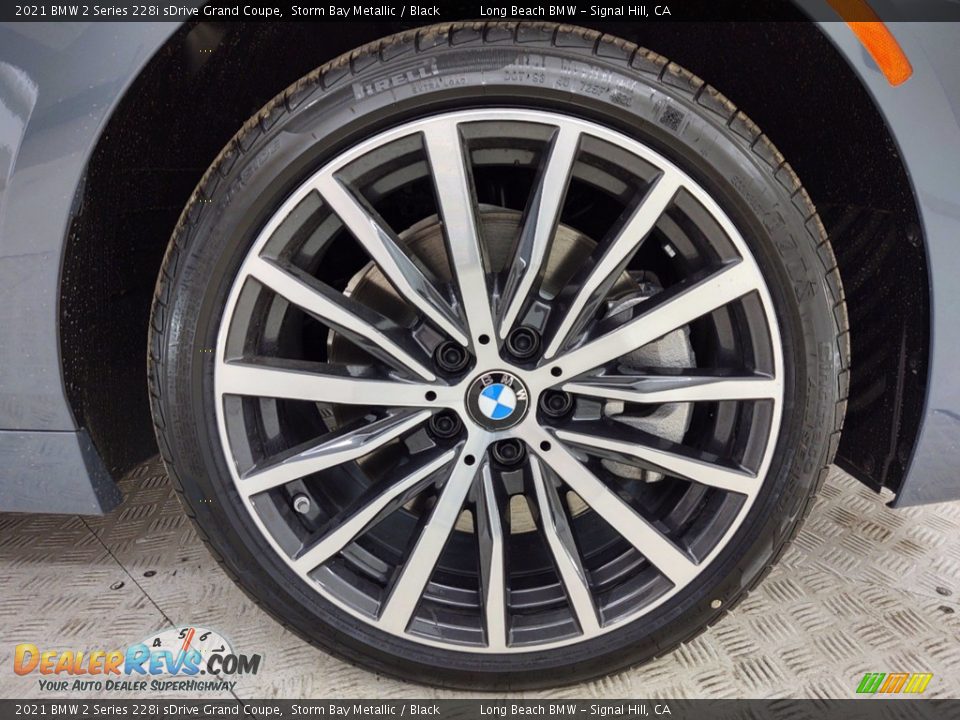 2021 BMW 2 Series 228i sDrive Grand Coupe Storm Bay Metallic / Black Photo #3