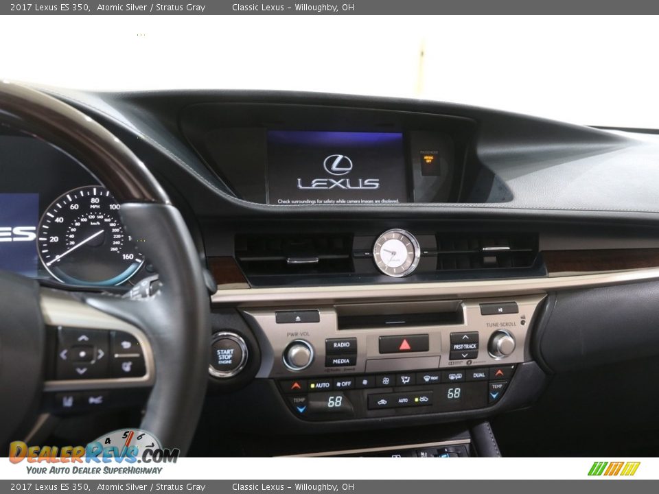 2017 Lexus ES 350 Atomic Silver / Stratus Gray Photo #9