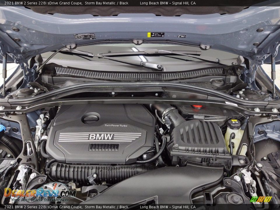 2021 BMW 2 Series 228i sDrive Grand Coupe Storm Bay Metallic / Black Photo #9