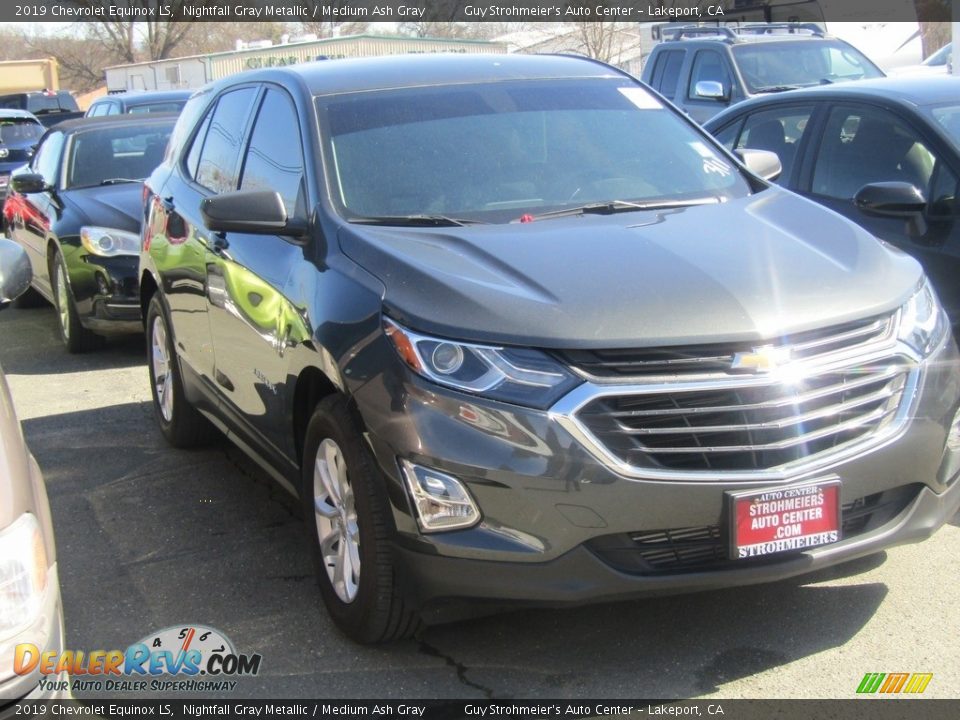 2019 Chevrolet Equinox LS Nightfall Gray Metallic / Medium Ash Gray Photo #1