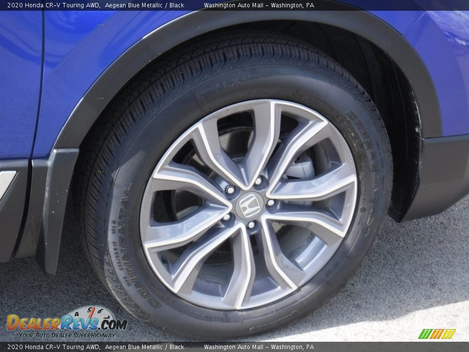 2020 Honda CR-V Touring AWD Aegean Blue Metallic / Black Photo #3