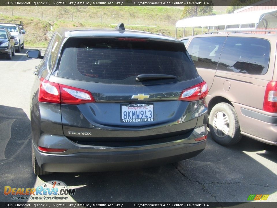 2019 Chevrolet Equinox LS Nightfall Gray Metallic / Medium Ash Gray Photo #4