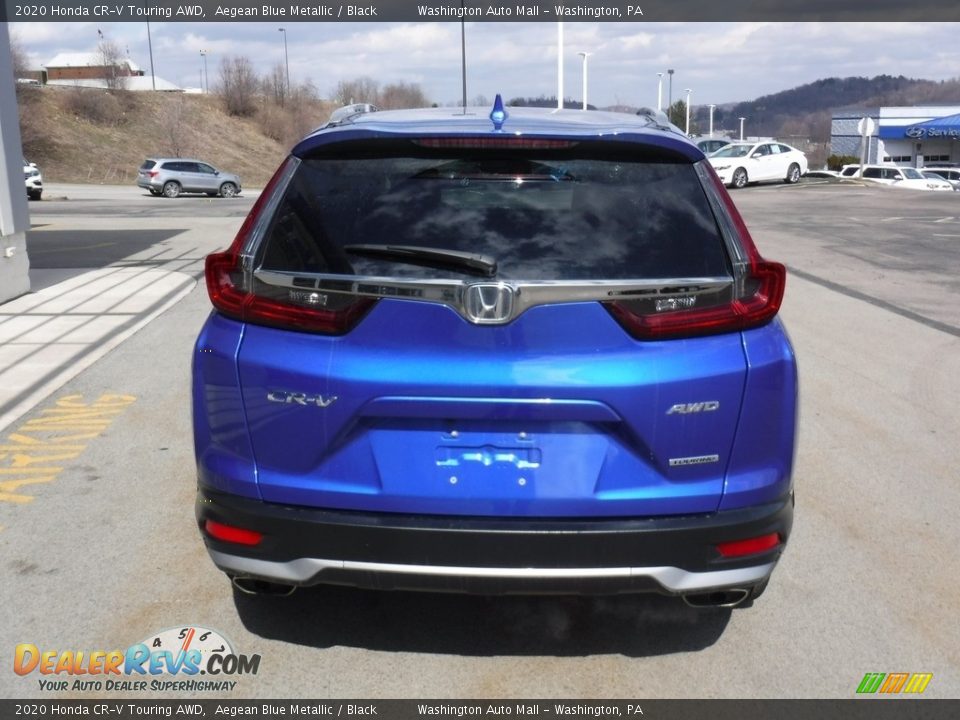 2020 Honda CR-V Touring AWD Aegean Blue Metallic / Black Photo #8