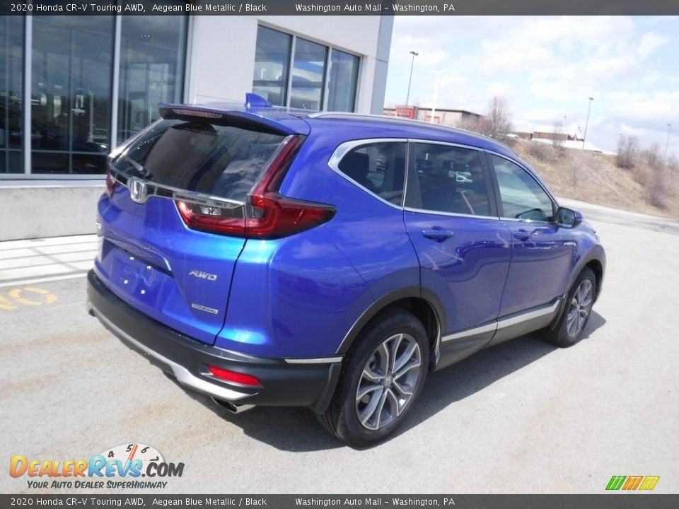 2020 Honda CR-V Touring AWD Aegean Blue Metallic / Black Photo #9