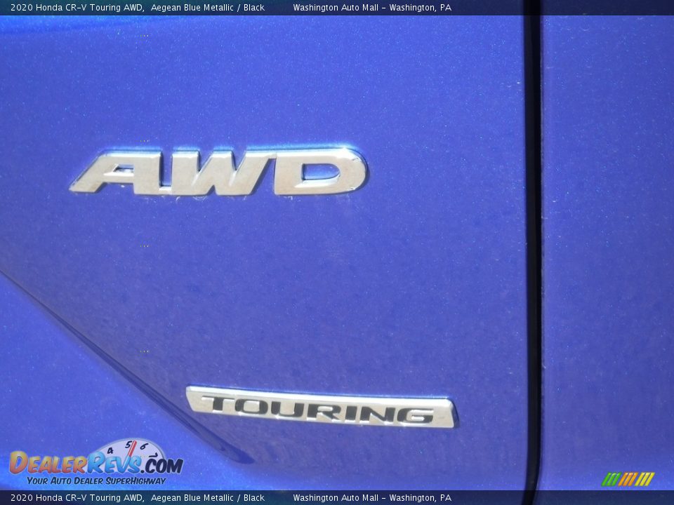 2020 Honda CR-V Touring AWD Aegean Blue Metallic / Black Photo #10