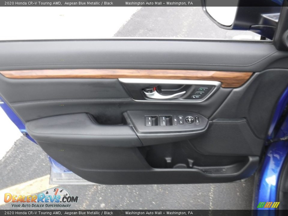 2020 Honda CR-V Touring AWD Aegean Blue Metallic / Black Photo #12