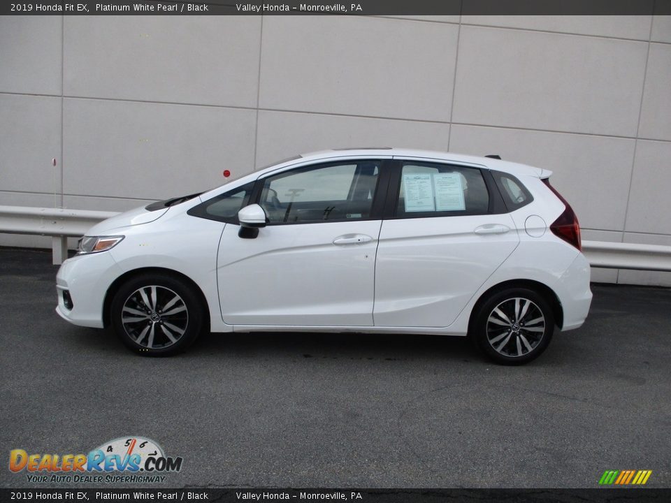 2019 Honda Fit EX Platinum White Pearl / Black Photo #2