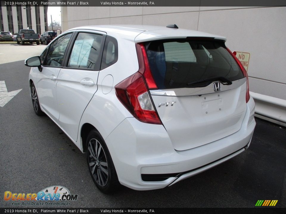 2019 Honda Fit EX Platinum White Pearl / Black Photo #3