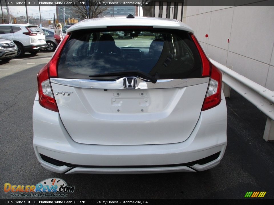 2019 Honda Fit EX Platinum White Pearl / Black Photo #4