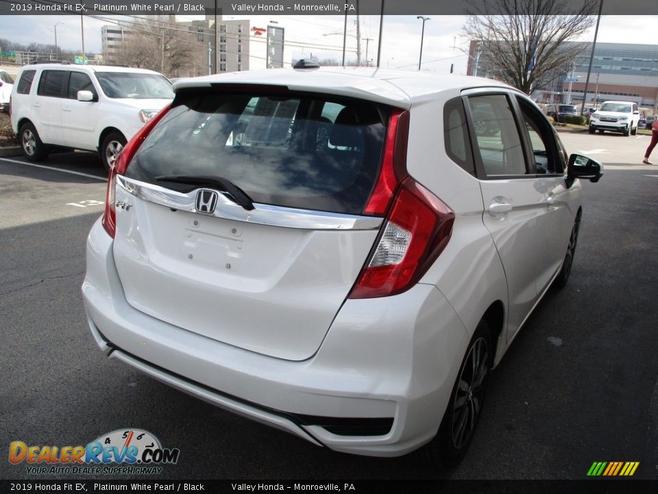 2019 Honda Fit EX Platinum White Pearl / Black Photo #5