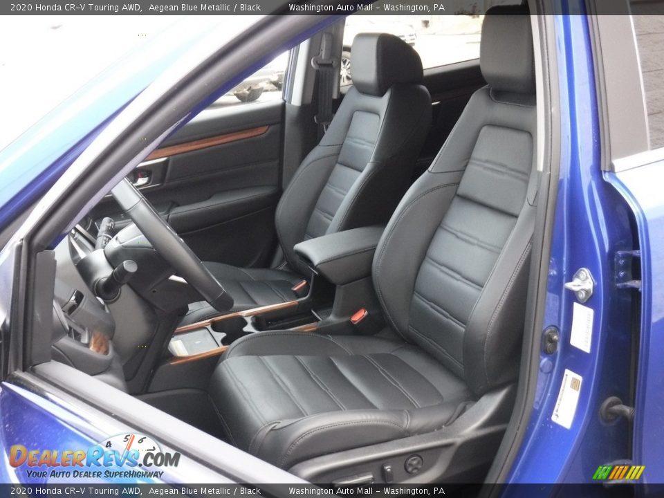 2020 Honda CR-V Touring AWD Aegean Blue Metallic / Black Photo #17