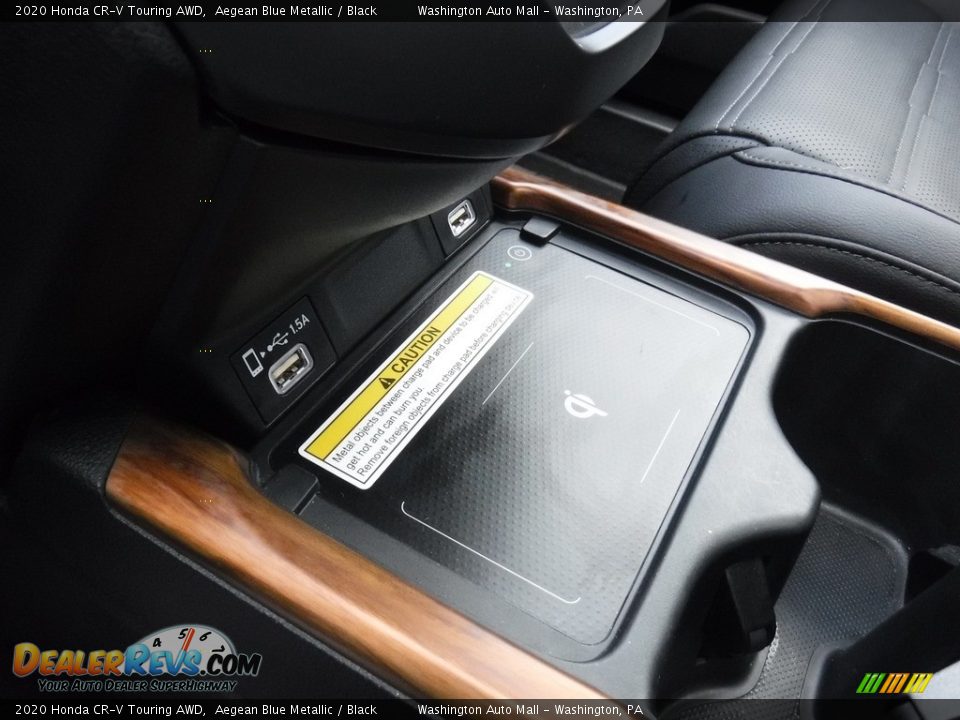 2020 Honda CR-V Touring AWD Aegean Blue Metallic / Black Photo #18